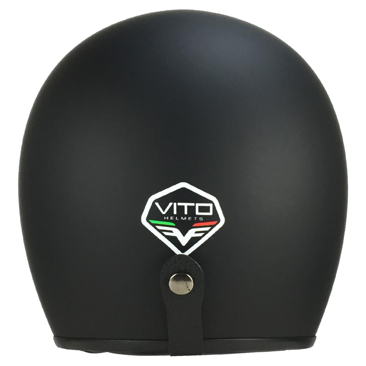 Jethelm vito grande schwarz, vespa helm, vito helm, günstige helme, günstige Helme ohne Visier, klapphelme, schwarze vespa helme, roller helme günstig, vespa helm schwarz