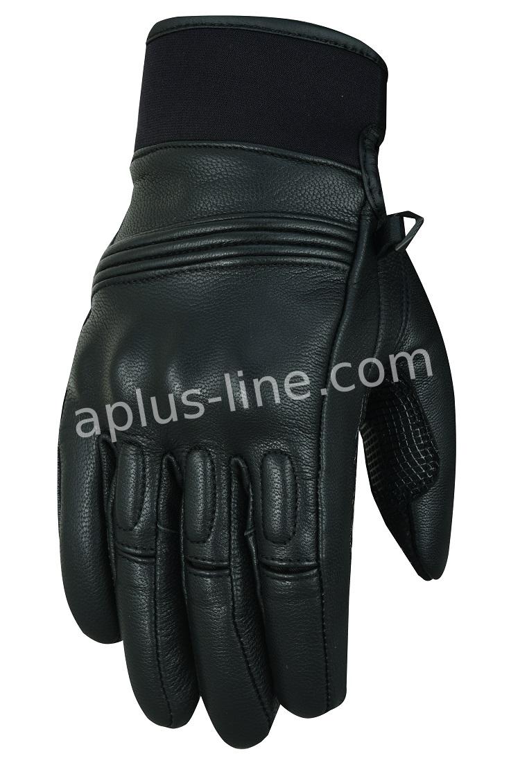Handschuhe alpha styling stylo schwarzes Leder