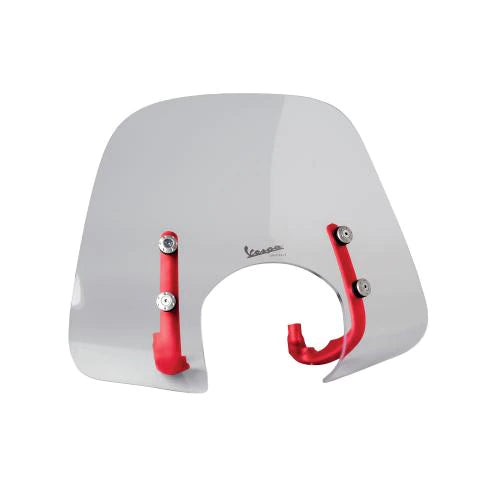 Windschutzscheibe klein mit Halterung, getönt, Windschutzscheibe Vespa, vespa Witterungsschutz, Windschutz, Wetterschutz vespa, vespa regenschutz, Vespa Sonnenschutz, vespa bei allen Witterungen, vespa Windschutzscheibe klar, Windschutzscheibe klein mit Halterung, klar, Vespa 946 Red, Vespa RED, Vespa RED Artikel