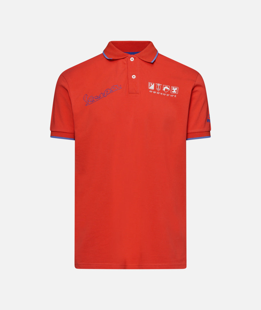 Vespa DEC Polo RED