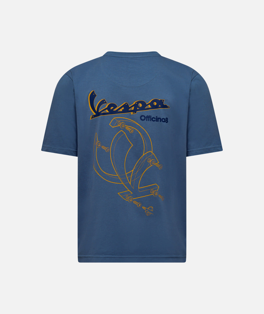 Tee Vespa Officina 8