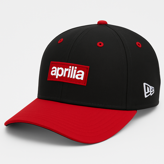 Aprilia Basecap New Era 9Seventy, rot, schwarz, weiß