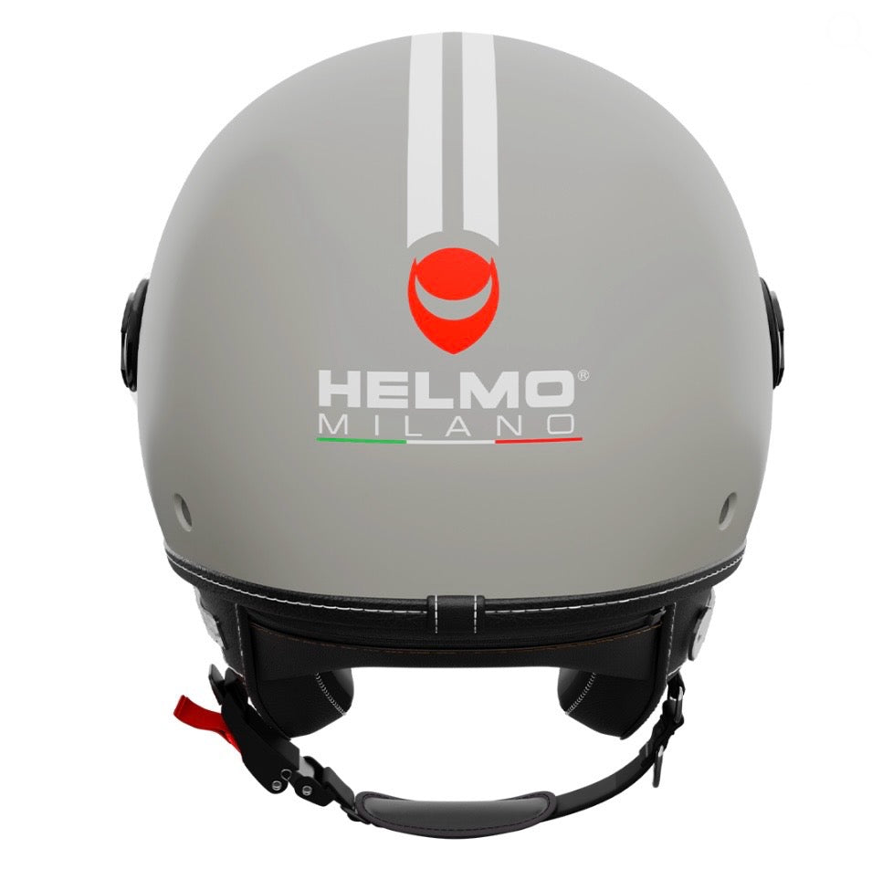 Helmo Milano Demi Jethelm Veloce Dove Grey