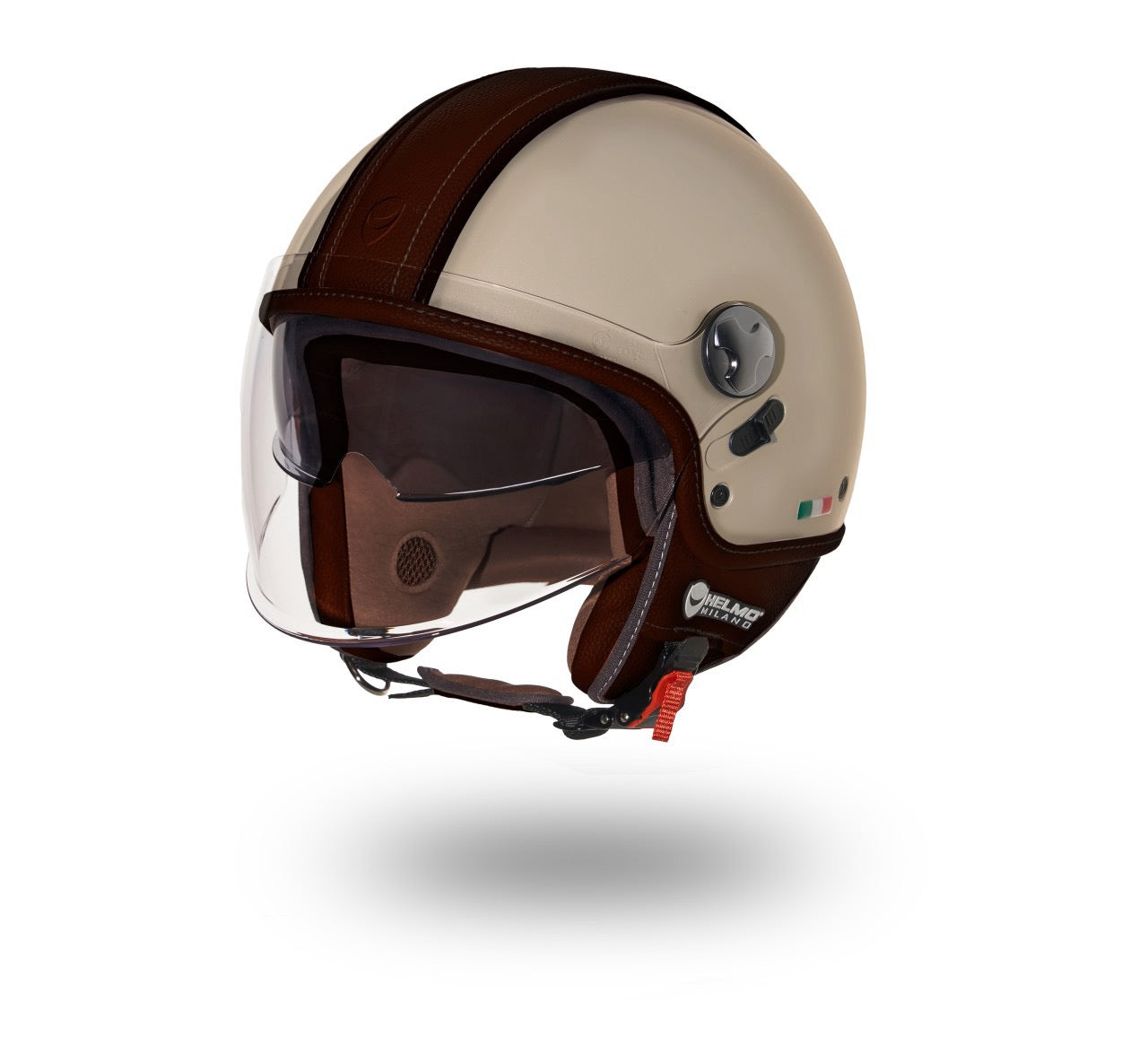 Helmo Milano Jethelm PelleDura Premium beige ECE 22.06, Vespa Helm mit Leder, Lederhelm, Helmo Milano Leder Helm für Vespa, Helmo Milano, Helmo Milano neue Helme, Helmo Milano Sale, Vespa Helme, Vespa Helme neu, günstige Vespa Helme, Italienische Vespa Helme, stylische Vespa Helme, Vespa Helm mit langem Visier , Vespa Helm mit zwei Visieren, Helmo Milano Sonnenvisier, Helmo Milano Helm mit zwei Visieren