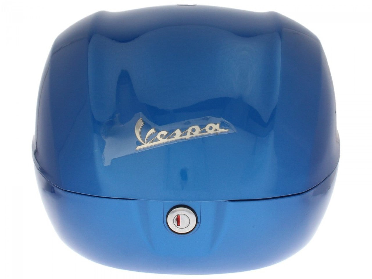Top Case Vespa , 32 l, blau, vespa Top Case blau, blaues Vespa Top Case, Top Case Vespa, Vespa Top case blau matt