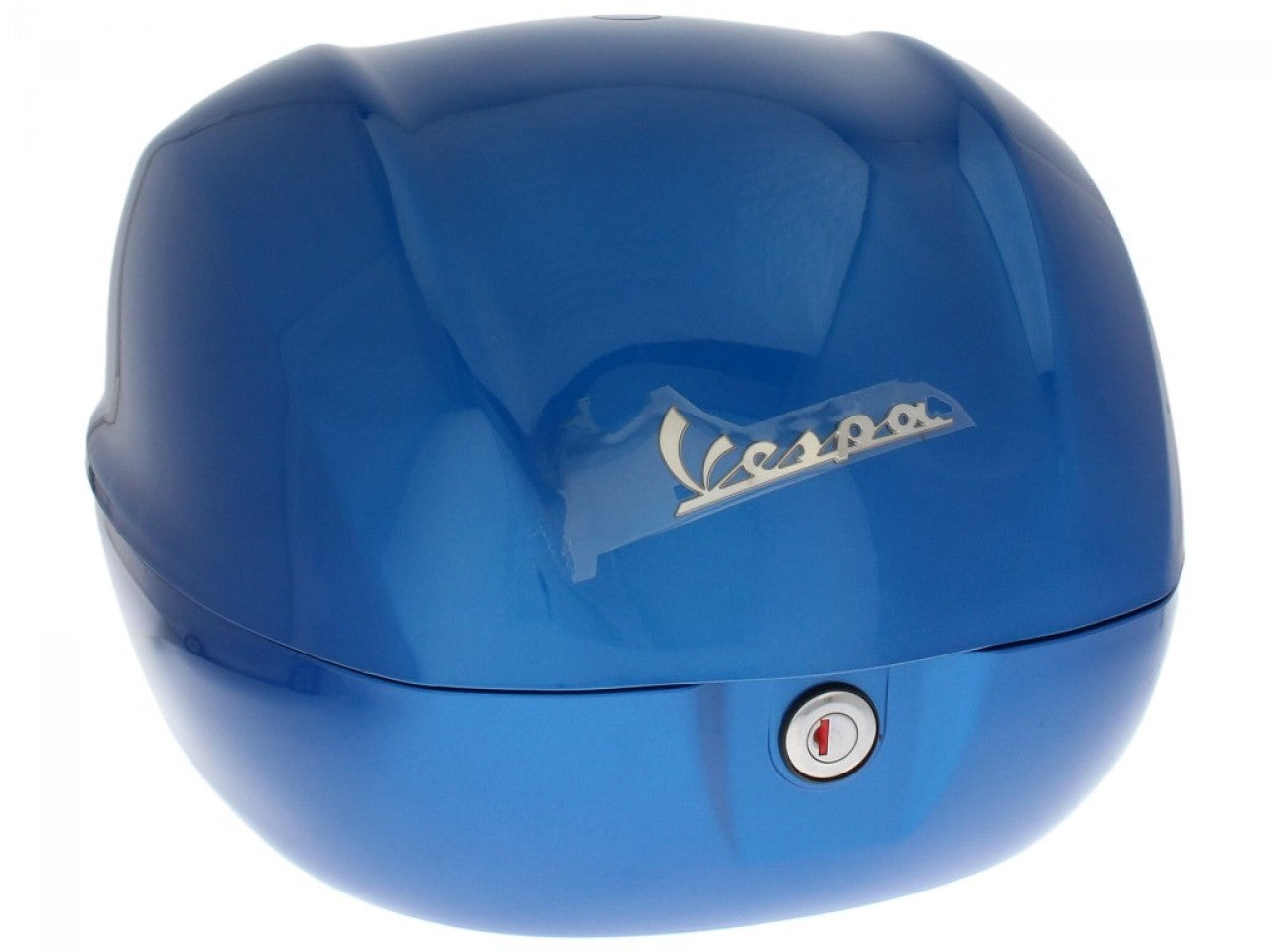 Top Case Vespa , 32 l, blau, vespa Top Case blau, blaues Vespa Top Case, Top Case Vespa, Vespa Top case blau matt