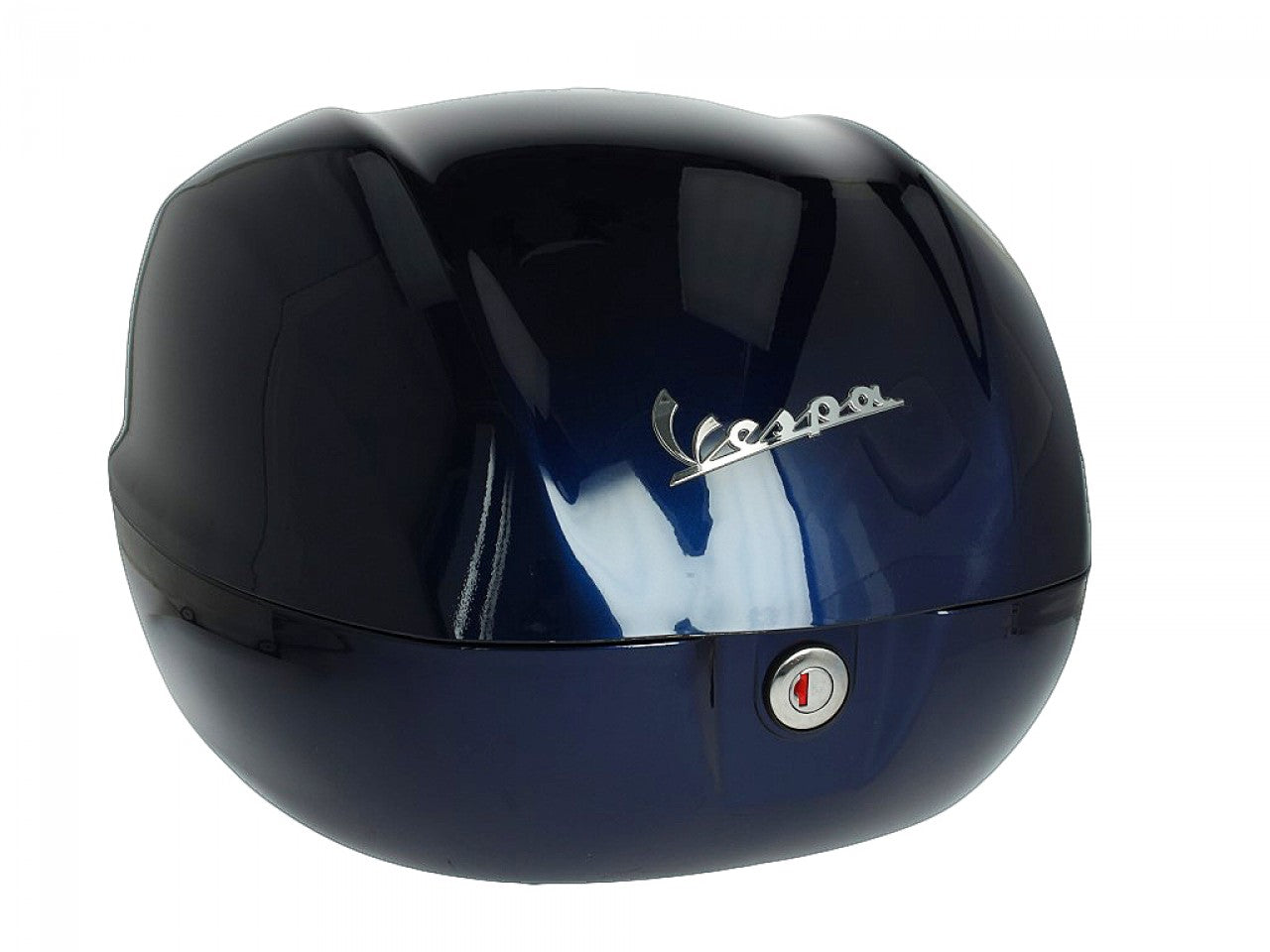 Top Case Vespa, 32 l dunkelblau, vespa Top Case blau, blaues Vespa Top Case, Top Case Vespa, Vespa Top case blau