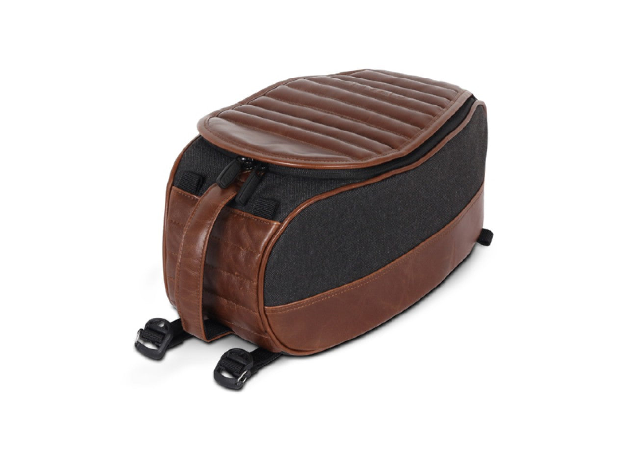 Vespa Hecktasche braun Leder, braune Hecktasche Vespa, Roller Hecktasche, Hecktasche mit großem Fassungsvermögen, Vespa Topcase Alternative, Leder Heckkoffer,Shad Tankrucksack, braun, 8 l, X0SR18