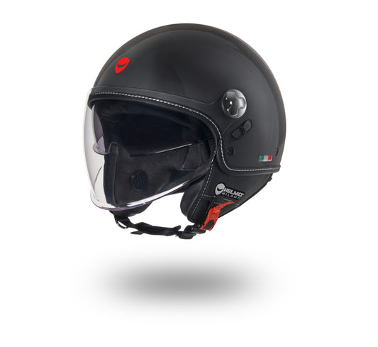 Helmo Milano Demi Jet, Eos, schwarz, glänzend 22.06