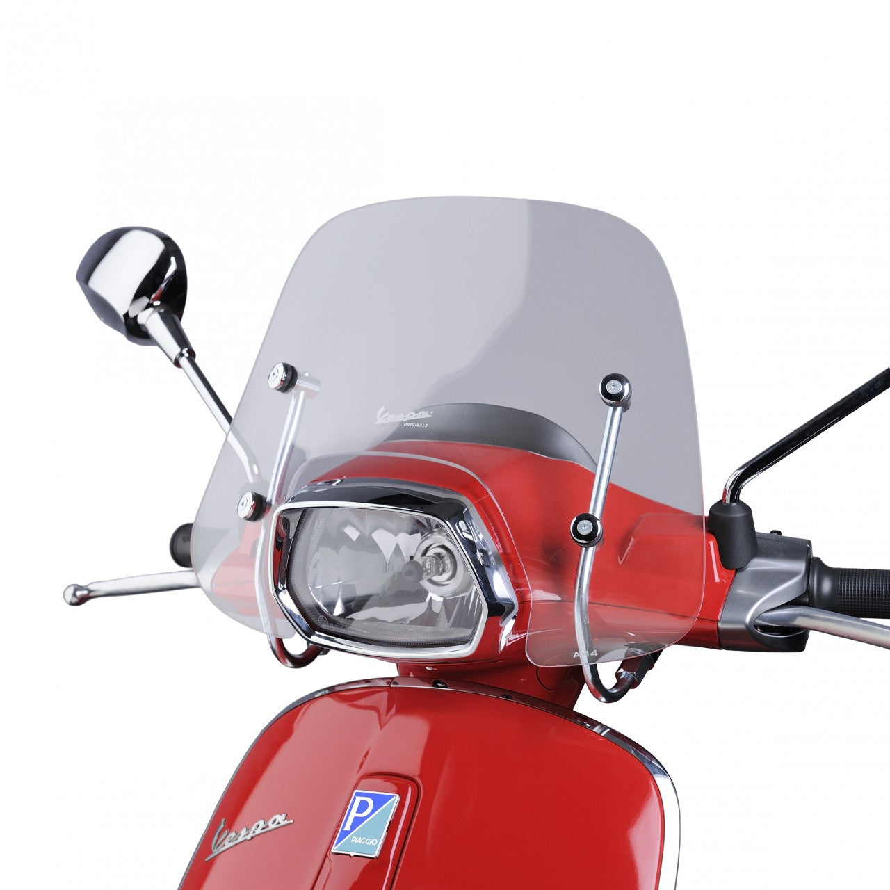Windschutzscheibe klein mit Halterung, 195x435 mm, klar, Fahrzeuge und Zubehör Vespa, Vespa Zubehör, Ersatzteile Vespa, Vespa Windschutzscheibe, Vespa Wetterschutz, Vespa Zubehör, Vespa stylen, Vespa features, Vespa styling, Vespa verbessern