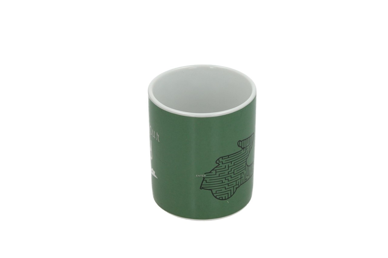 grüne Vespa Tasse "Find your way with vespa", Vespa Tasse, Tasse mit Vespamotiv