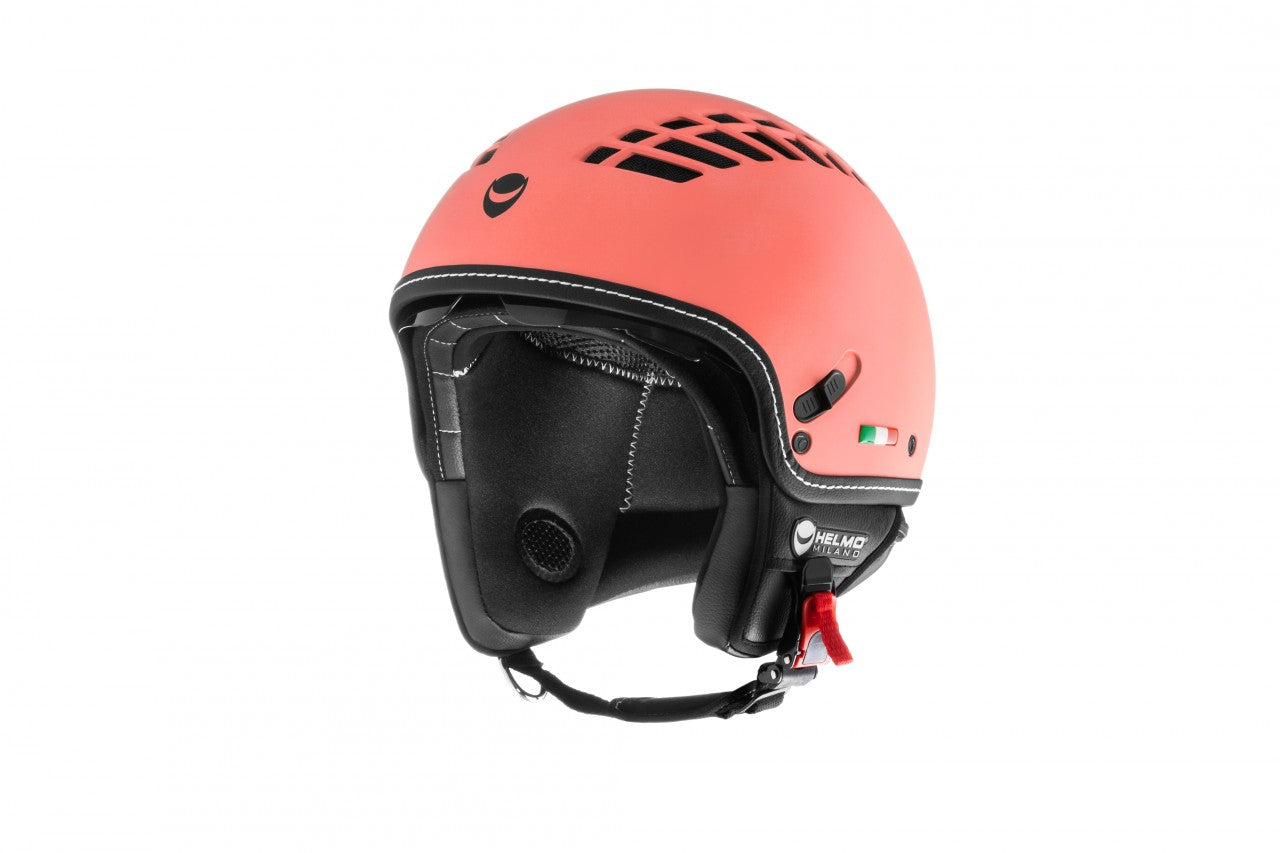 Helmo Milano Demi Jet ViaColVento Living Coral, Helmo Milano Helm Orange , Rollerhelm Orange , Vespa Helm Orange ,Helmo Milano Helm mit Sonnenvisier, Helmo Milano Helm mit Visieren günstig, Helmo Milano Helme mit SonnenVisier, Helmo Milano Helme, Viacolvento Vespa Helme, schlichte Vespa Helme mit Sonnenvisier