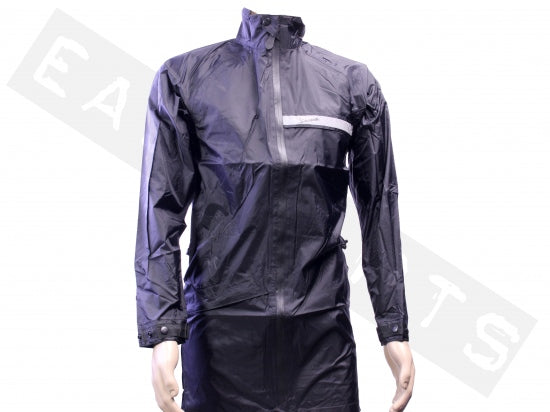 Regenmantel / Regenjacke Vespa schwarz, Regenbekleidung Vespa, Vespa Regenbekleidung, Regenjacke Vespa, Regenmantel Vespa, Wetterdichte Kleidung Vespa,Alle wetterkleidung Vespa