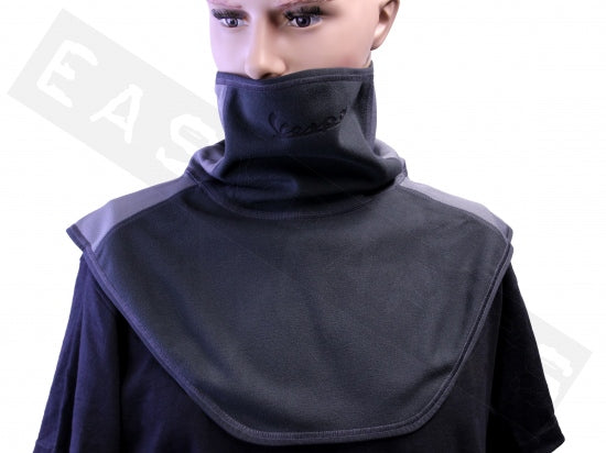 Nackenwärmer VESPA Fleece Schwarz Universal, Vespa Bekleidung, Vespa Winterkleidung, Vespa schal, Nackenwärmer fürs Motorrad fahren, Nackenwärmer fürs Vespa fahren