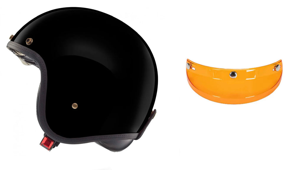 Audace schwarz matt x Druckknopf Visier