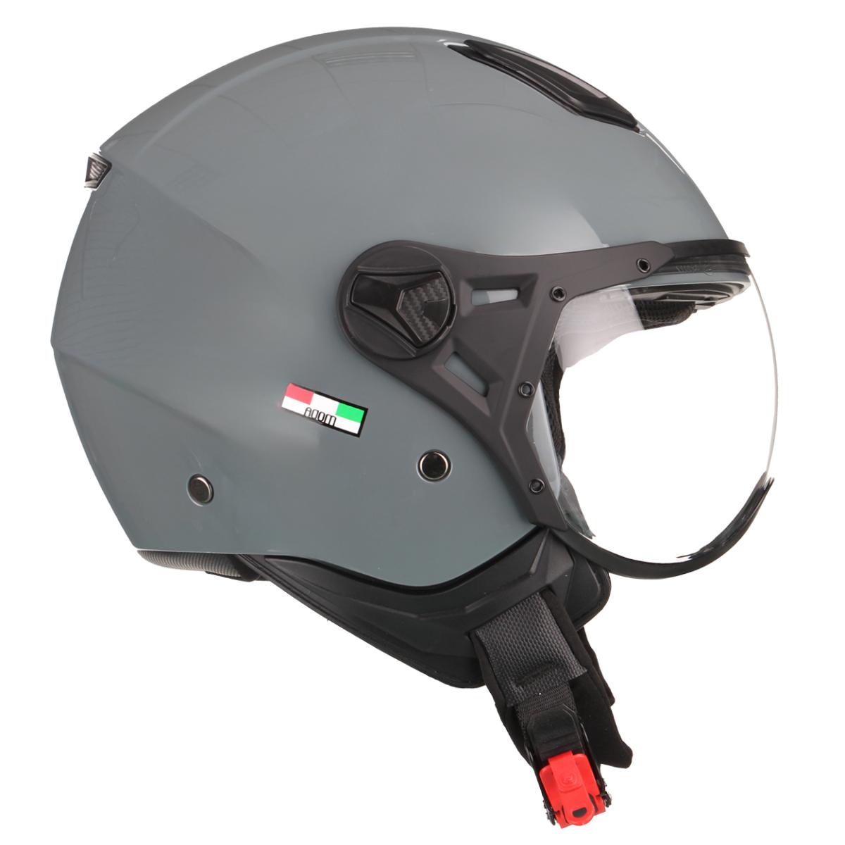 Jethelm vito moda nardo grau, günstige Vespa Helme, Vespa Helme günstig, günstige Motorradhelme, Motorradhelme grau, Helmo Milano Helme, Vito Helme, graue Vito Helme, Helme zu günstigen Preisen