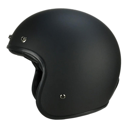 Jethelm vito grande schwarz, vespa helm, vito  helm, günstige helme, günstige Helme ohne Visier, klapphelme, schwarze vespa helme, roller helme günstig, vespa helm schwarz