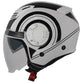 Jethelm Vito Isola glanz weiss/schwarz, Vito Helme, billige/günstige Vespa Helme, Vespa Helm, Motorradhelm günstig, Helm ECE 22-06, Motorradhelme mit Visier, Vespa Helme mit Sonnenvisier, Rollerhelme günstig mit zwei Visieren