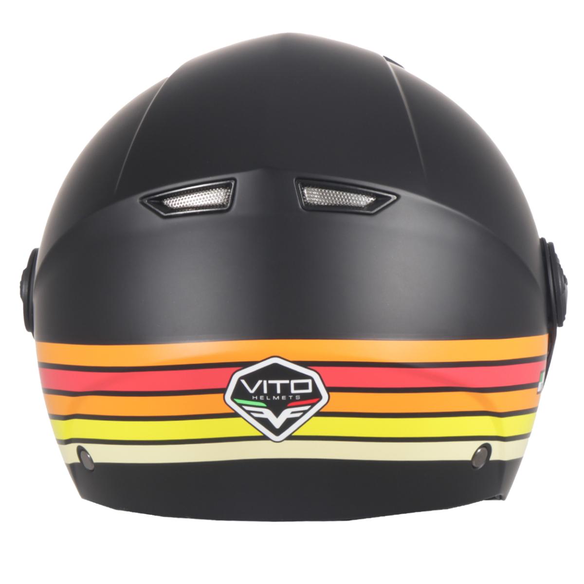 Helm vito jet moda retro designo, günstige Vespa Helme, Vespa Helme günstig, günstige schöne Rollerhelme, Helm mit Visier