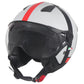 Helm vito jet moda weiß/schwarz, Vespa Helme günstig, günstige Roller Helme,  günstige schöne Rollerhelme, Helm mit Visier