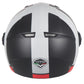 Helm vito jet moda weiß/schwarz, Vespa Helme günstig, günstige Roller Helme, günstige schöne Rollerhelme, Helm mit Visier