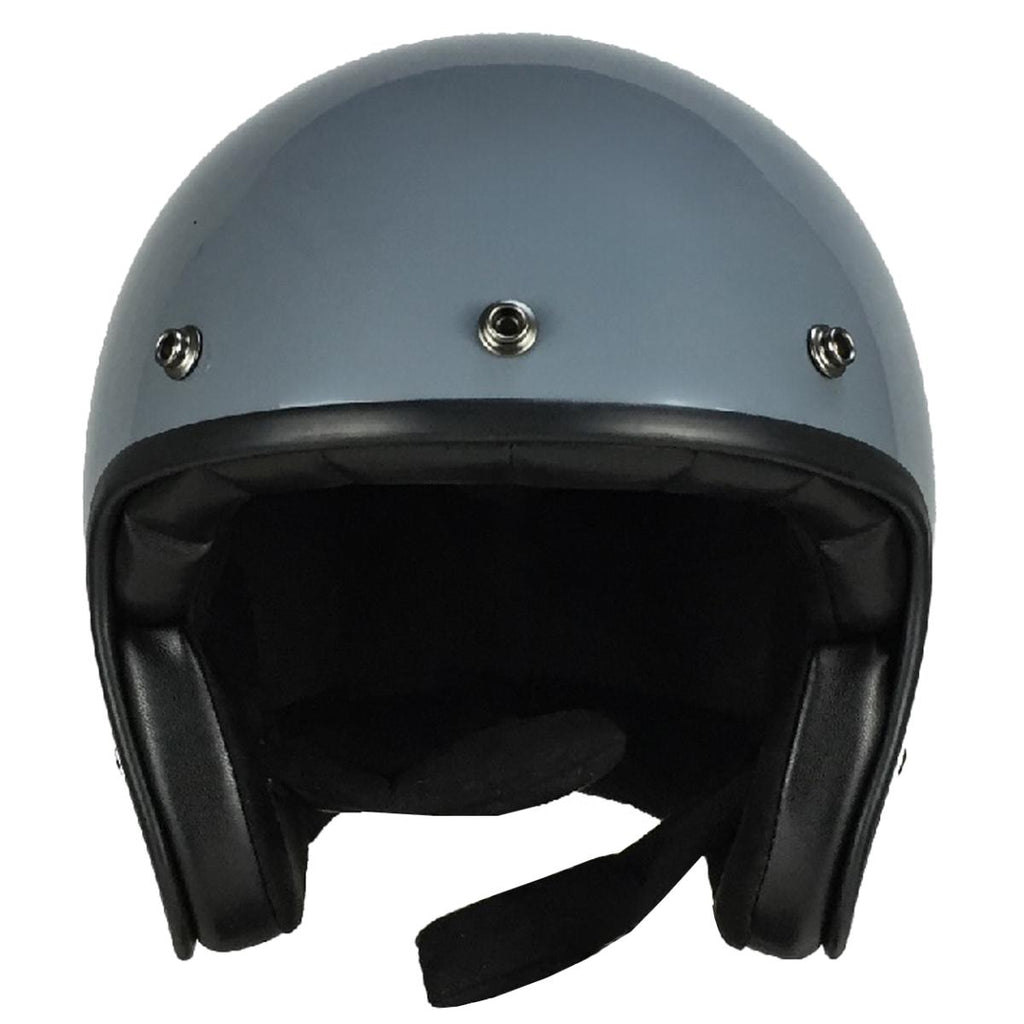Jethelm vito grande nardo grau, vespa helm, vito  helm, günstige helme, günstige Helme ohne Visier, klapphelme, graue vespa helme, roller helme günstig, vespa helm grau