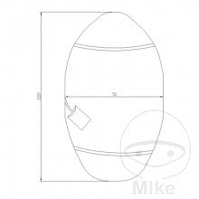 Sitzbank Wetterschutz JMP Scooter 70X120 cm