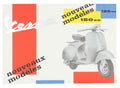 vespa merchandising, vespa zubehör, vespa büroartikel, vespa merchandise, vespa heimausstattung, vespa heimzubehör, vespa block, vespa schreibwaren, vespa geschenke, Vespa Notizblock DIN A4, Motiv: nouveaux modèles 125 cc 150 cc