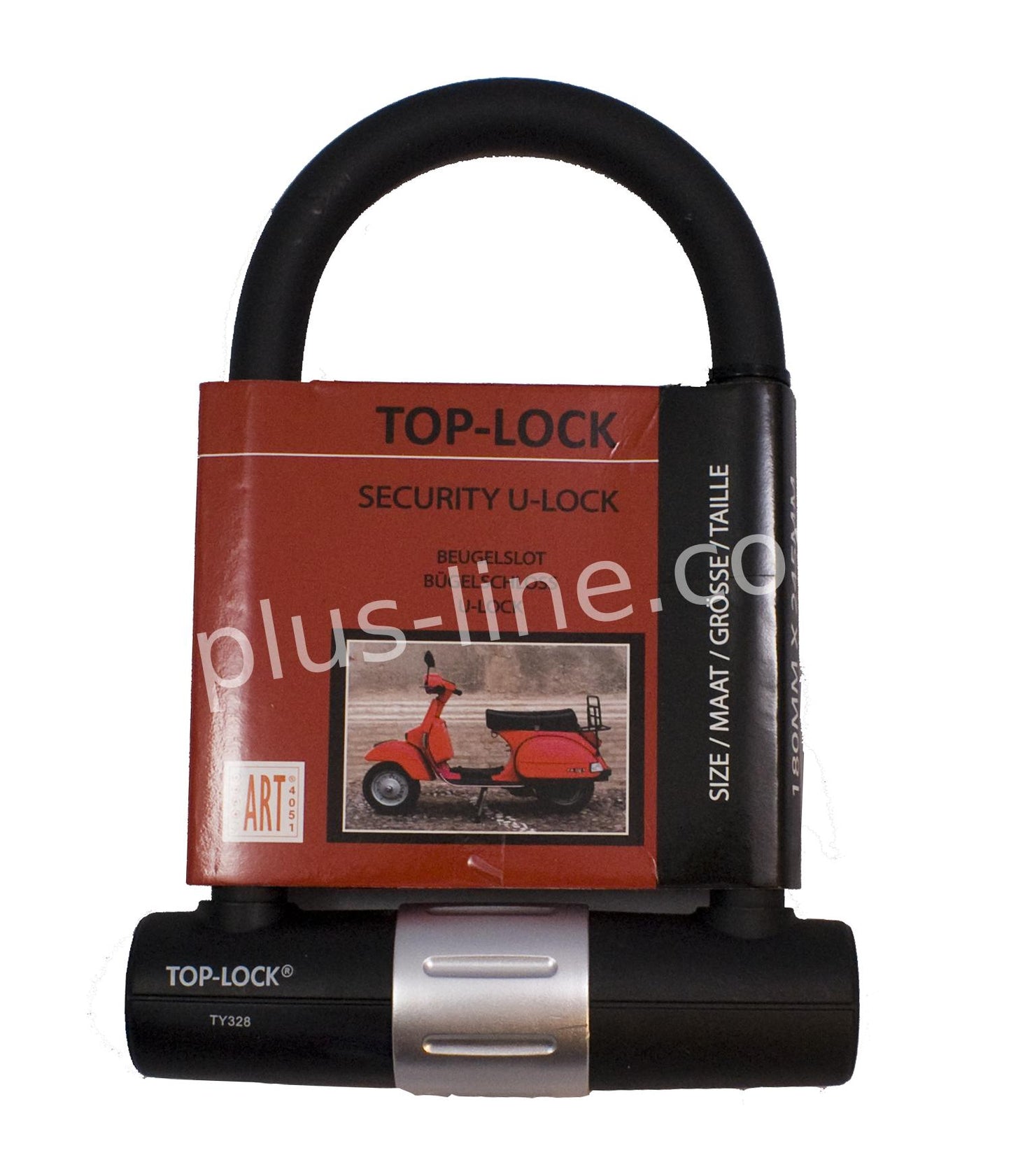 Top lock bügelschloss art4 180mm x 245mm, Vespa Schloss, Schloss für Vespa, Bügelschloss Vespa, Motorradschlösser, Vespaschlösser, Sicherheit für Vespa, Vespa sichern