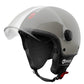 Helmo Milano Demi Jethelm Veloce Dove Grey