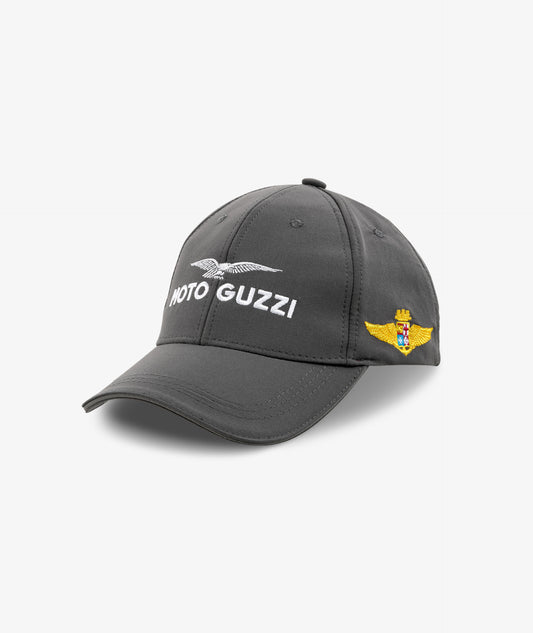 Moto Guzzi Kappe, Moto Guzzi Basecap, graue Moto Guzzi Cap, Accessoires Moto Guzzi, Sommerartikel Vespa, Sommerartikel Moto Guzzi, Sonnenschutz, Moto Guzzi Basecap, MG V100 Aviazione Navale