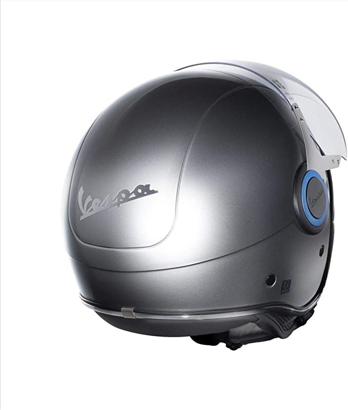 Vespa Jethelm, VJ, Vespa Elettrica Silber, Vespa Helme, Vespa Jethelm Elettrica