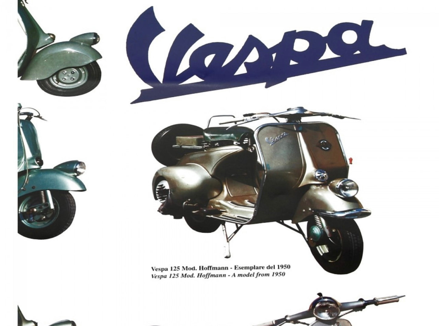 Vespa Poster Motiv: 50 Anniversary