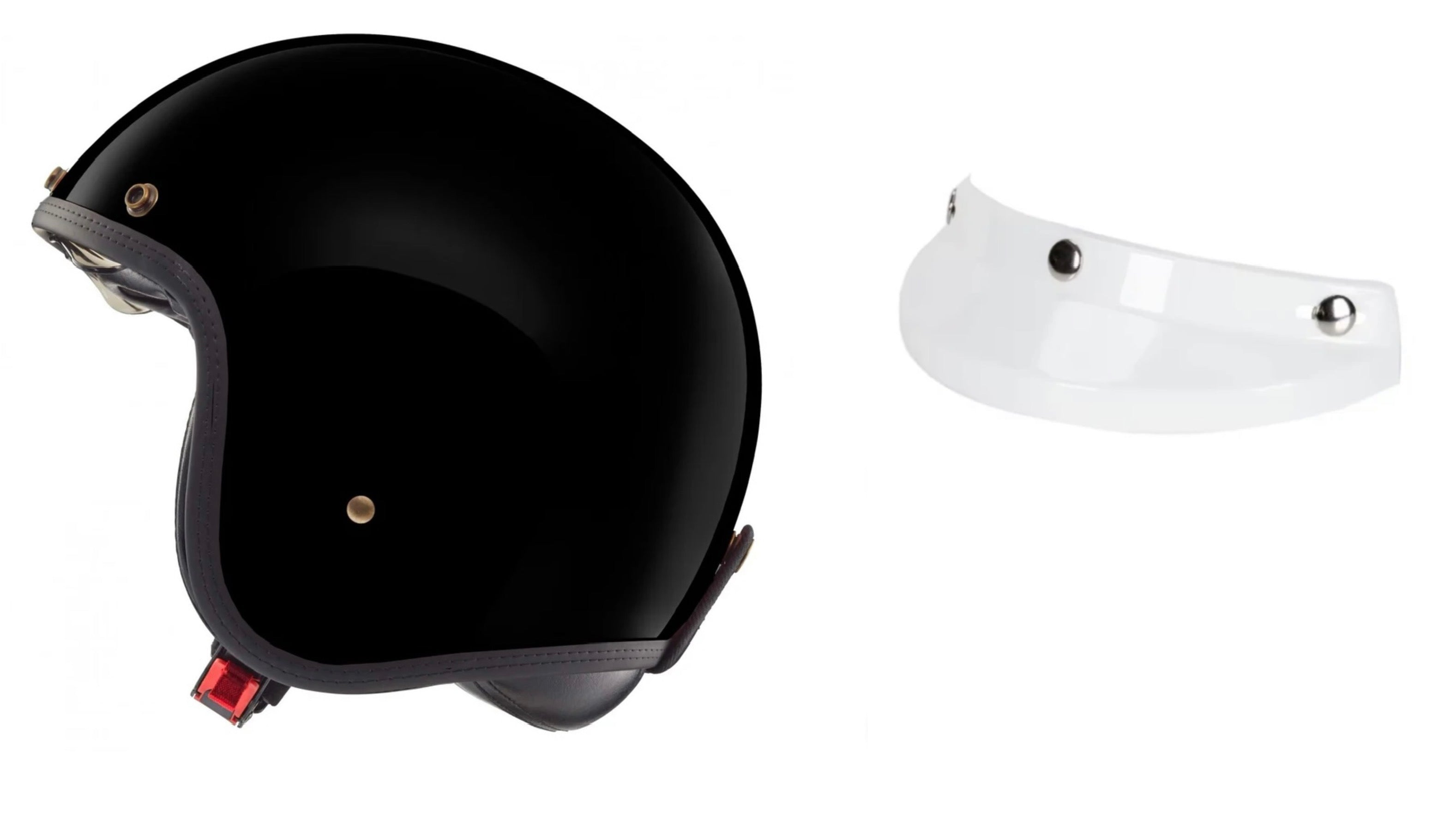 Audace schwarz matt x Druckknopf Visier