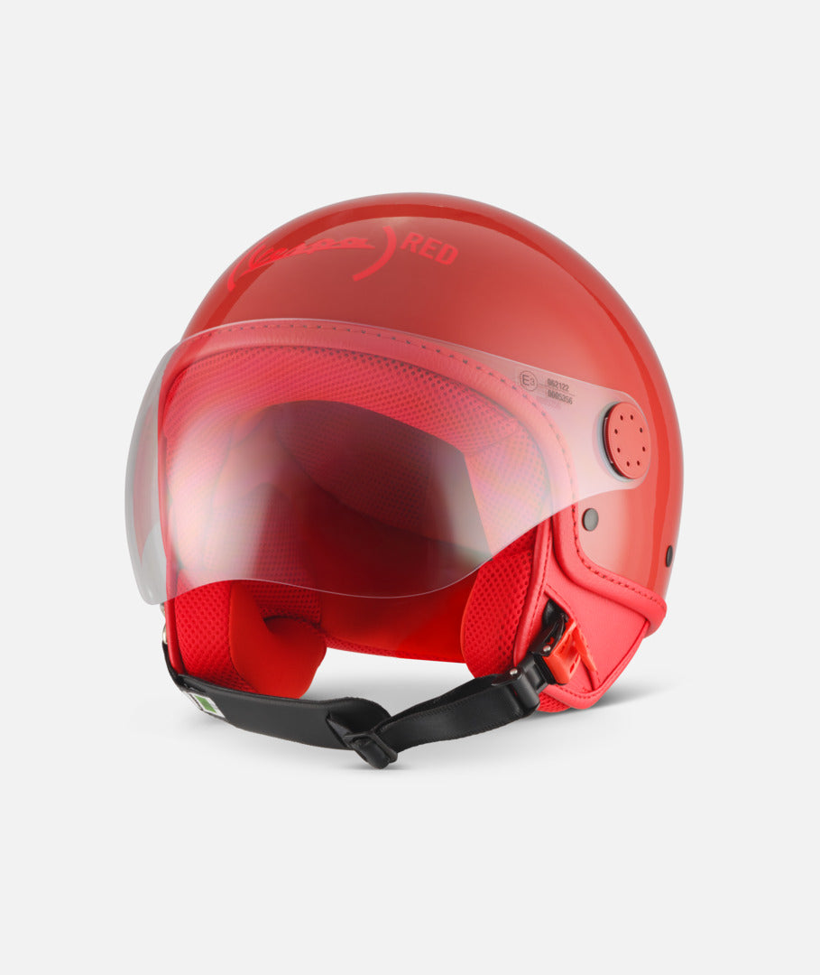 Vespa kollektion 2024, Kollektion Vespa 2024, Vespa DEC Kollektion, Vespa Dealer Equipment Kollektion, Vespa RED Kollektion, Vespa RED, Vespa Merchandising, Vespa Fan Shop, Vespa Visor 4.0, Vespa Helme, Vespa neue helme, Helme ECE 22.06, roter Helm 