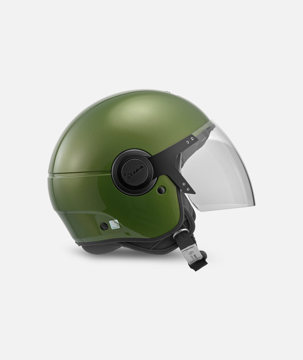 Vespa Jethelm Demi Jet, Argentario, grün Cinabro ECE 22.06