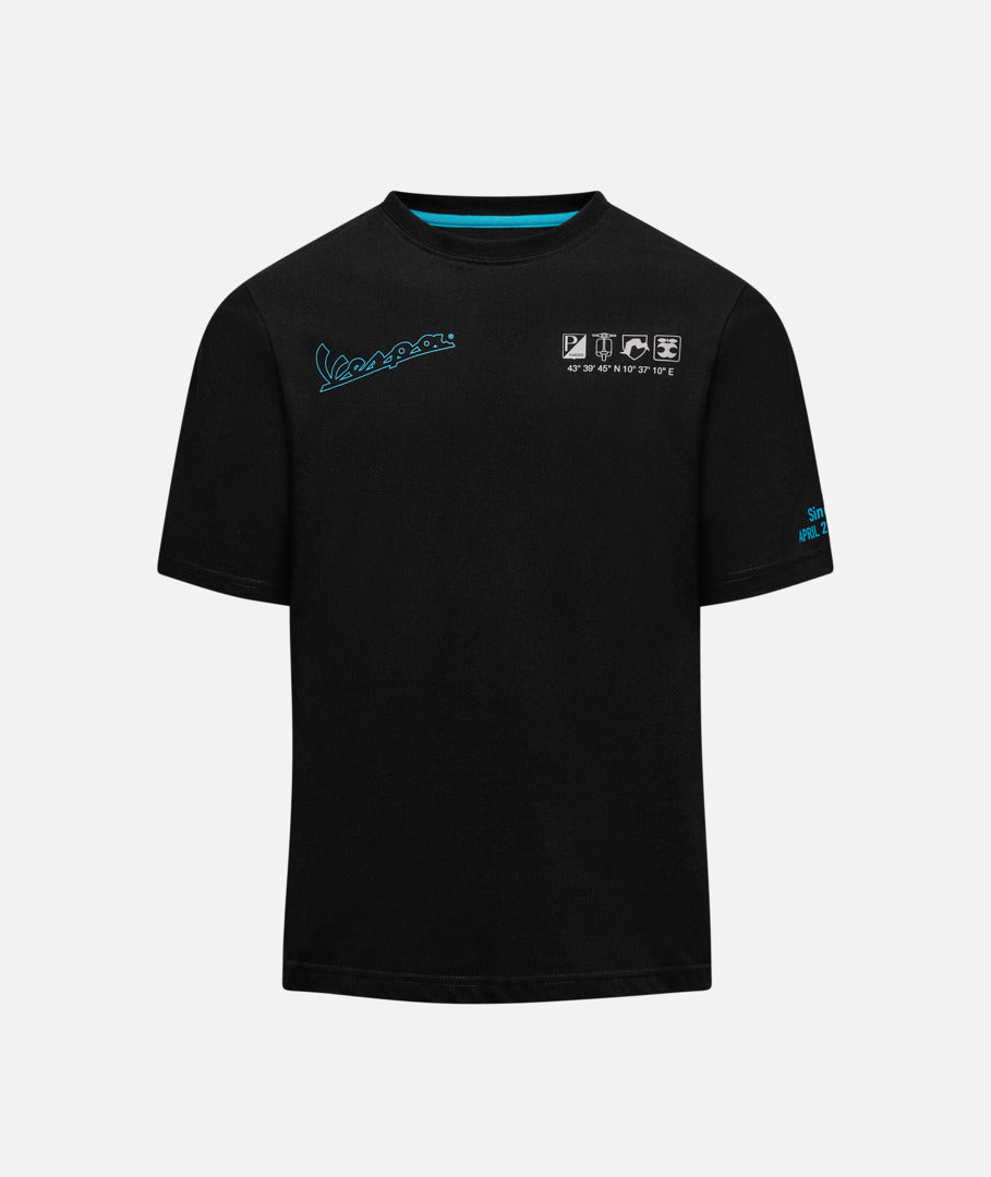 T-Shirt VESPA DEC schwarz, Vespa T-Shirt schwarz, Vespa neue Kollektion, neue Kollektion Vespa, Vespa Kollektion 2024, 2024 neue Kollektion, Kollektion 2024, Vespa bekleidung, Bekleidung vespa, Vespa Kleidung, Kleidung Vespa, Vespa Merchandising, Vespa fan Artikel