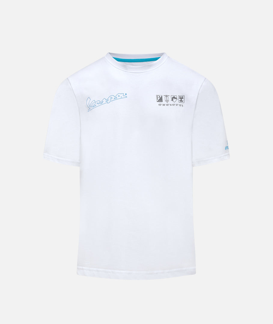 T-Shirt VESPA DEC weiß, Vespa T-Shirt weiß, Vespa neue Kollektion, neue Kollektion Vespa, Vespa Kollektion 2024, 2024 neue Kollektion, Kollektion 2024, Vespa bekleidung, Bekleidung vespa, Vespa Kleidung, Kleidung Vespa, Vespa Merchandising, Vespa fan Artikel