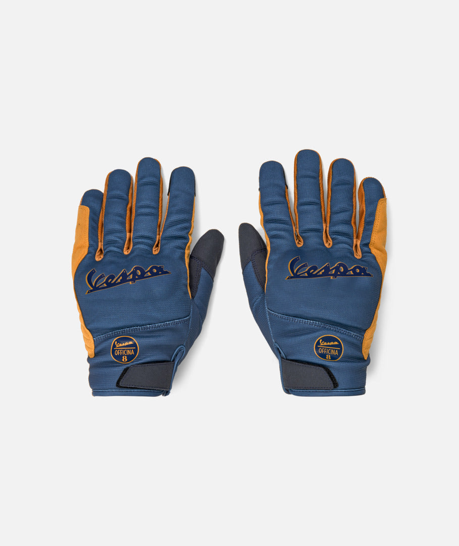 Handschuhe VESPA OFFICINA 8 Petrolblau