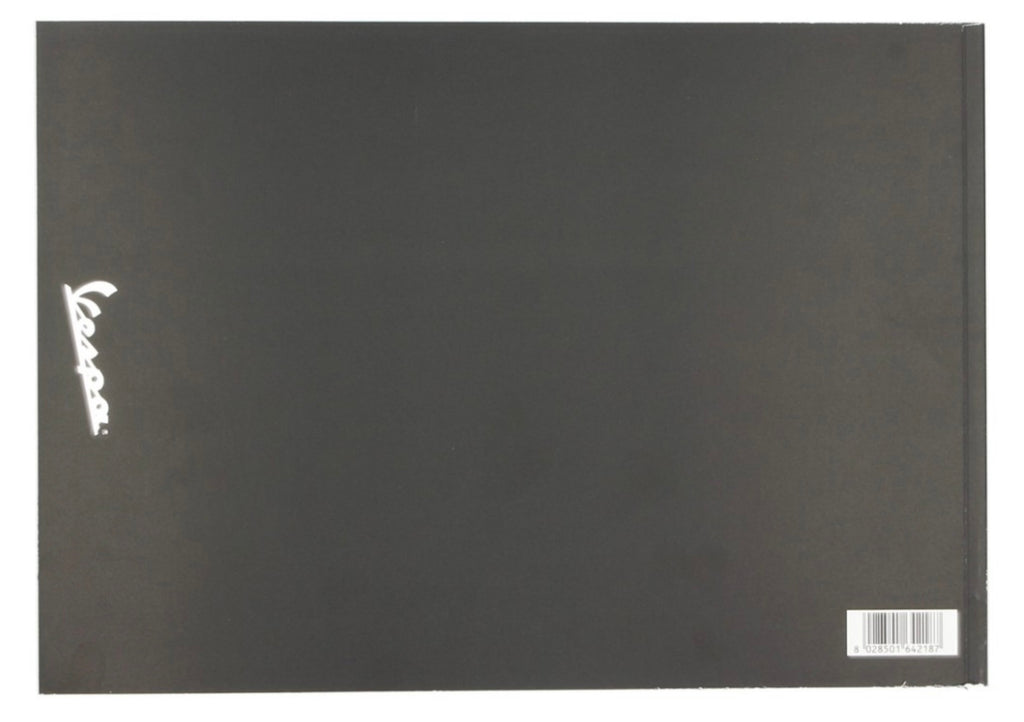 vespa merchandising, vespa zubehör, vespa büroartikel, vespa merchandise, vespa heimausstattung, vespa heimzubehör, vespa block, vespa schreibwaren, vespa geschenke, Vespa Notizblock DIN A4, Motiv: nouveaux modèles 125 cc 150 cc