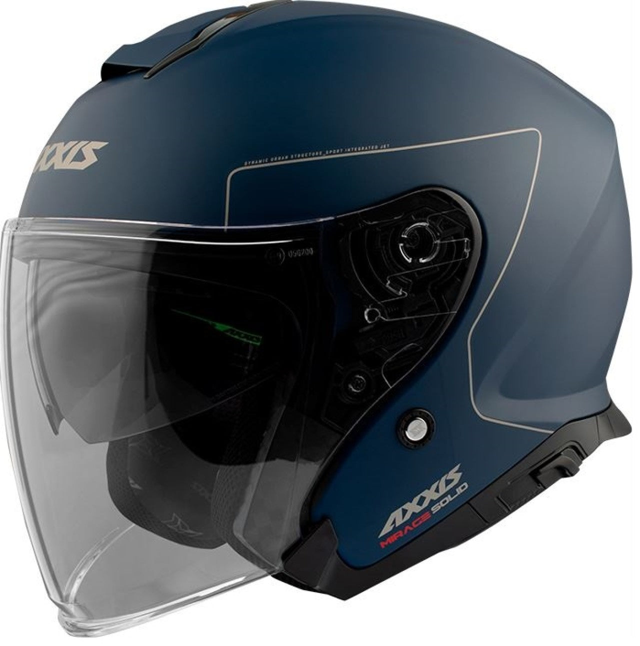 Axxis Jethelm, Mirage SV, Solid, ABS, blau, Helm mit zwei Visieren, Vespa Helm mit zwei visieren, blauer Vespa Helm, blauer xxis Helm, Axxis Helm Solid, Vespa racing Helme, Axxis racing Helme, günstige Vespa helme