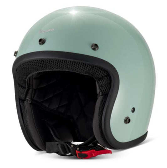 Vespa Jethelm Versilia, grün, glänzend, ECE 22.06