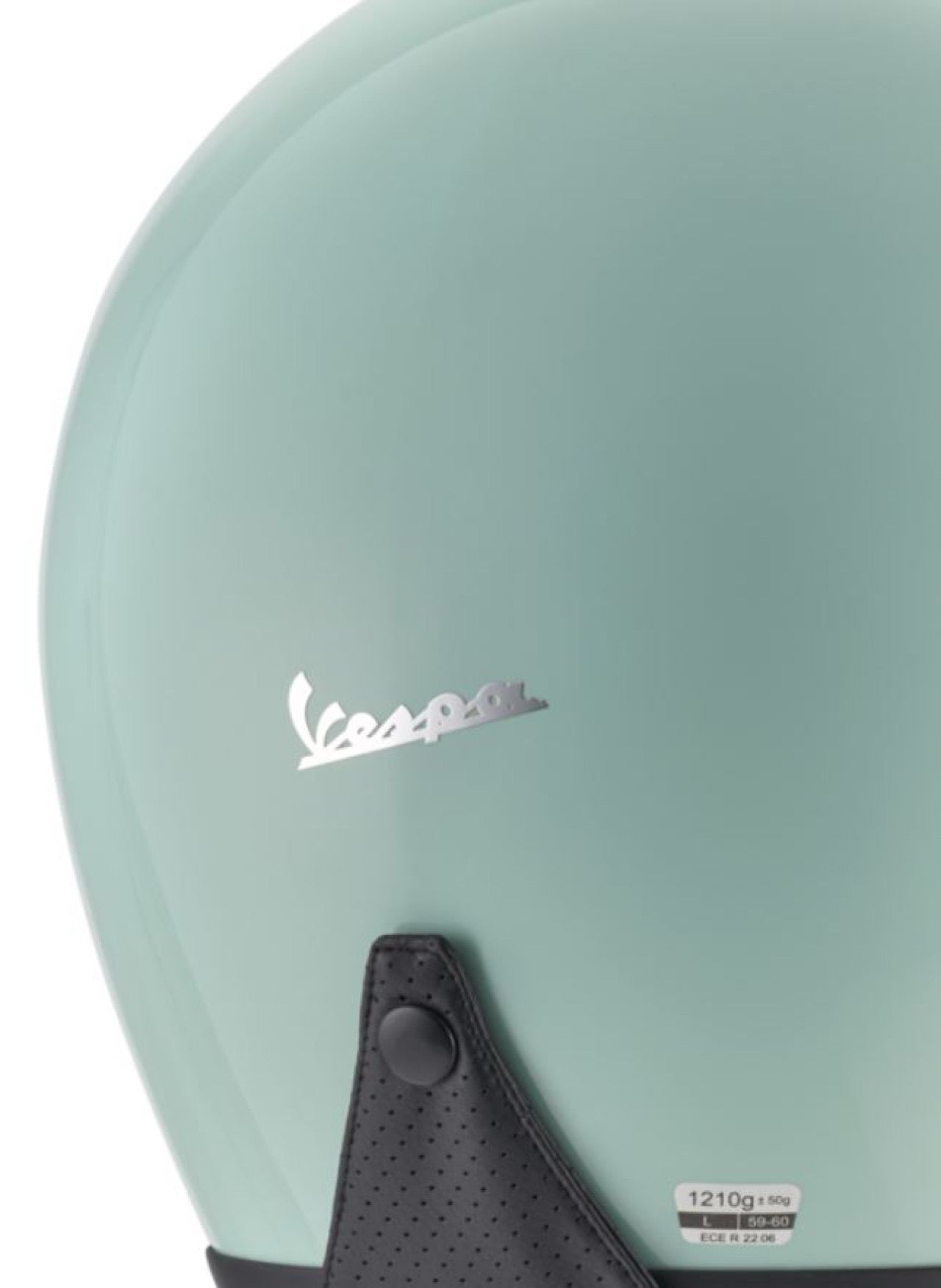 Vespa Jethelm Versilia, grün, glänzend, ECE 22.06