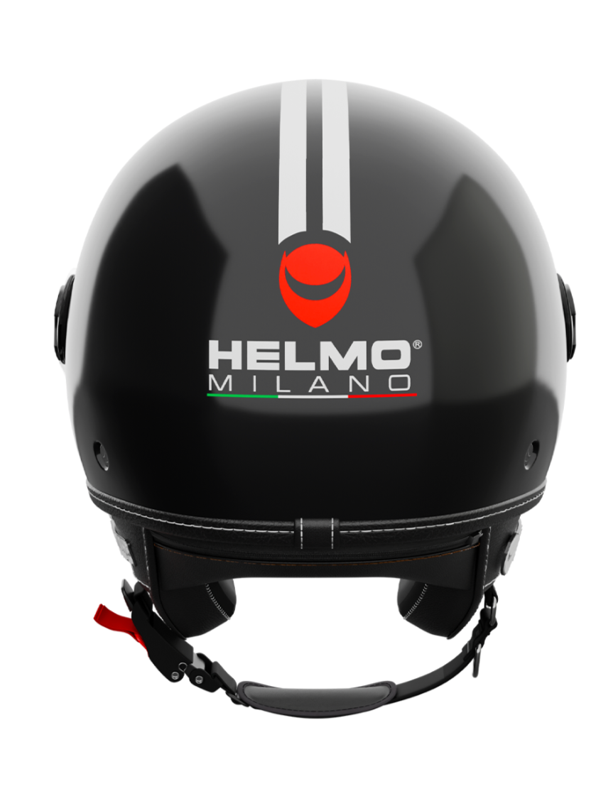 Helmo Milano Demi Jethelm Veloce Black is Black