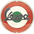 Blechschild rund Ø 35cm »Vespa - Logo Italian, Vespan  Blechschild, Vespa Zubehör, Vespa Merchandise, Vespa Merchandising, Vespa Zubehör, Vespa Geschenke, Vespa Fanartikel, Vespa  Geschenkideen, Vespa Blech Artikel, Vespa Accessoires, Vespa Design, Vespa hausgestaltung 