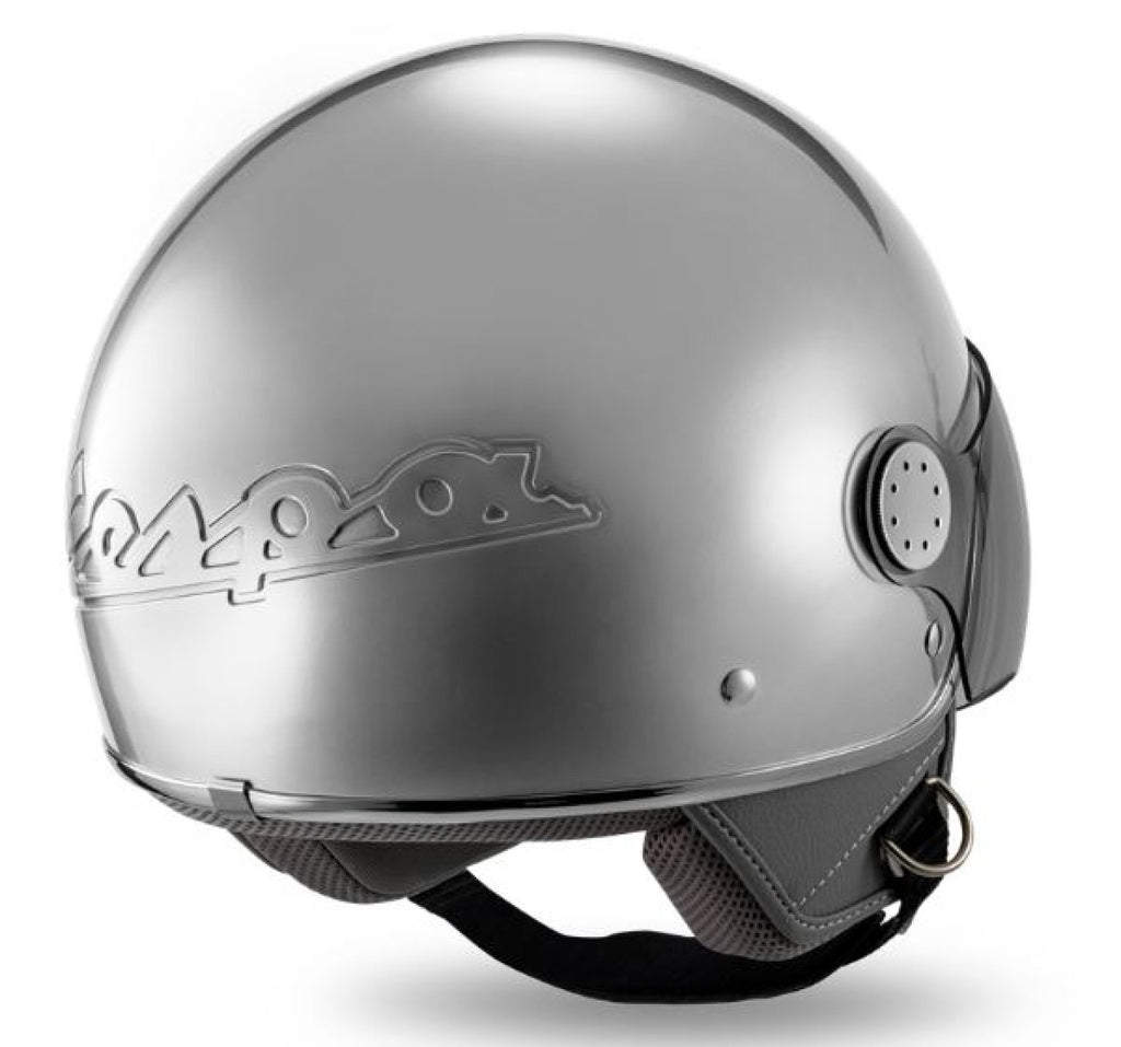 Vespa Jethelm Visor 4.0 DEC, grau, matt, ECE 22.06, VESPASTORE, Vespa Zubehör, Vespa Helm, Vespa DEC Kollektion, Vespa Helm 22.06, neue Vespa Helme, graue Vespa Helme, günstige Vespa Helme, Vespa Helm mit Visier, Vespa Helm mit langem Visier, Dealer Equipment collection Helm
