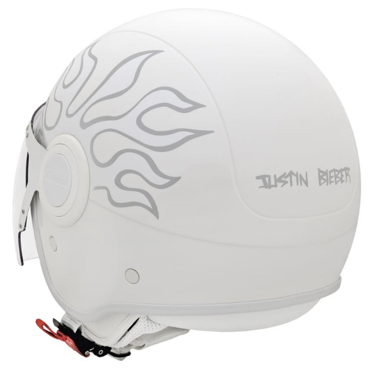 Vespa Jethelm Demi Jet, Justin Bieber, ECE 22.05, Justin Bieber Helm, Justin Bieber Fan, Vespa Justin Bieber, Justin Bieber Zubehör, Fanshop Justin Bieber