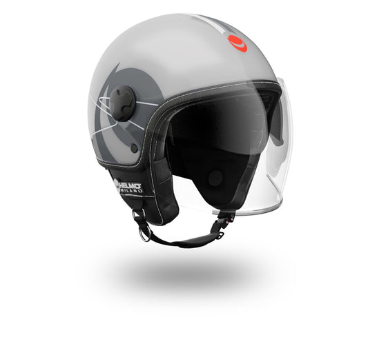 graue Vespa Helme, Vespa Helme grau, Helmo Milano Jethelm Eos light grey,ECE 22.06 , Helmo Milano, Helmo Milano neue Helme, Helmo Milano Sale, Vespa Helme, Vespa Helme neu, günstige Vespa Helme, Italienische Vespa Helme, stylische Vespa Helme, Vespa Helm mit langem Visier 