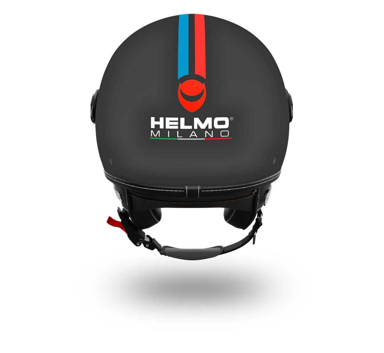 Helmo Milano Jethelm Veloce, dark grey ECE 22.06, Helmo Milano, Helmo Milano neue Helme, Helmo Milano Sale, Vespa Helme, Vespa Helme neu, günstige Vespa Helme, Italienische Vespa Helme, stylische Vespa Helme, Vespa Helm mit langem Visier 