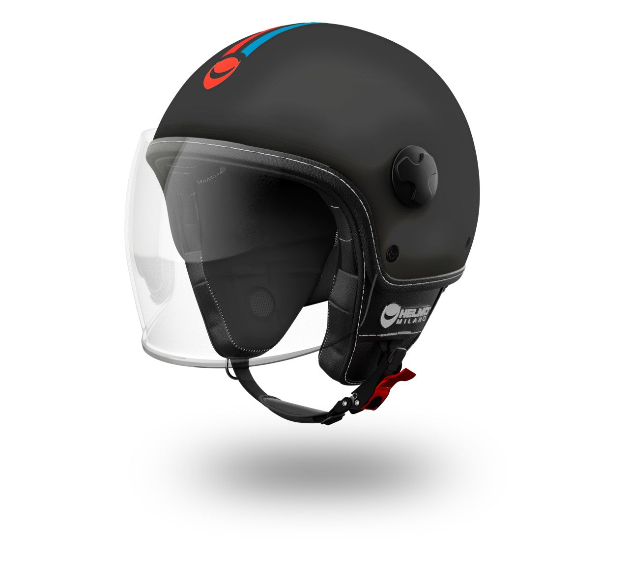 Helmo Milano Jethelm Veloce, dark grey ECE 22.06, Helmo Milano, Helmo Milano neue Helme, Helmo Milano Sale, Vespa Helme, Vespa Helme neu, günstige Vespa Helme, Italienische Vespa Helme, stylische Vespa Helme, Vespa Helm mit langem Visier 